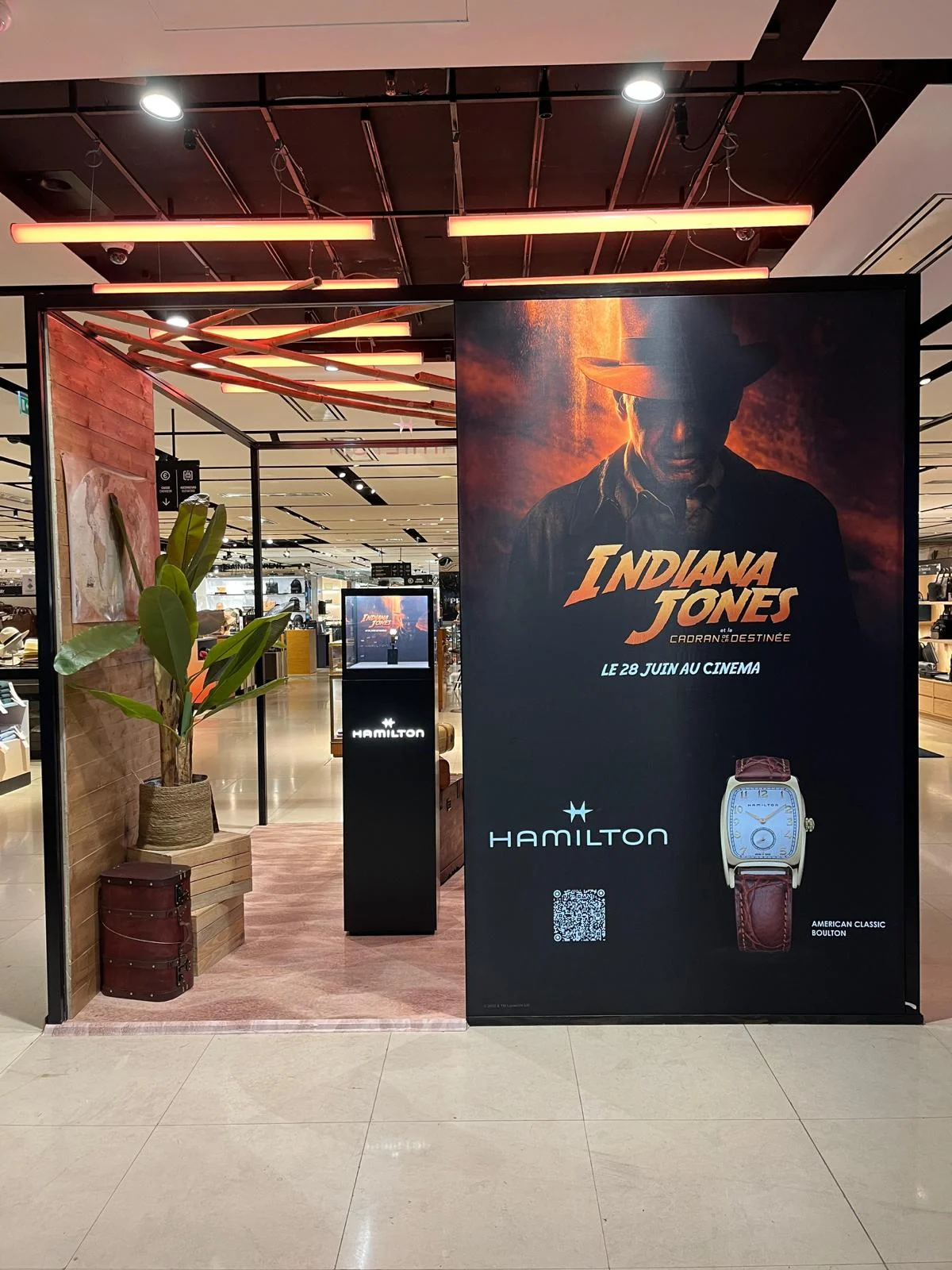 L’univers Indiana Jones et Hamilton mis en scène dans le corner